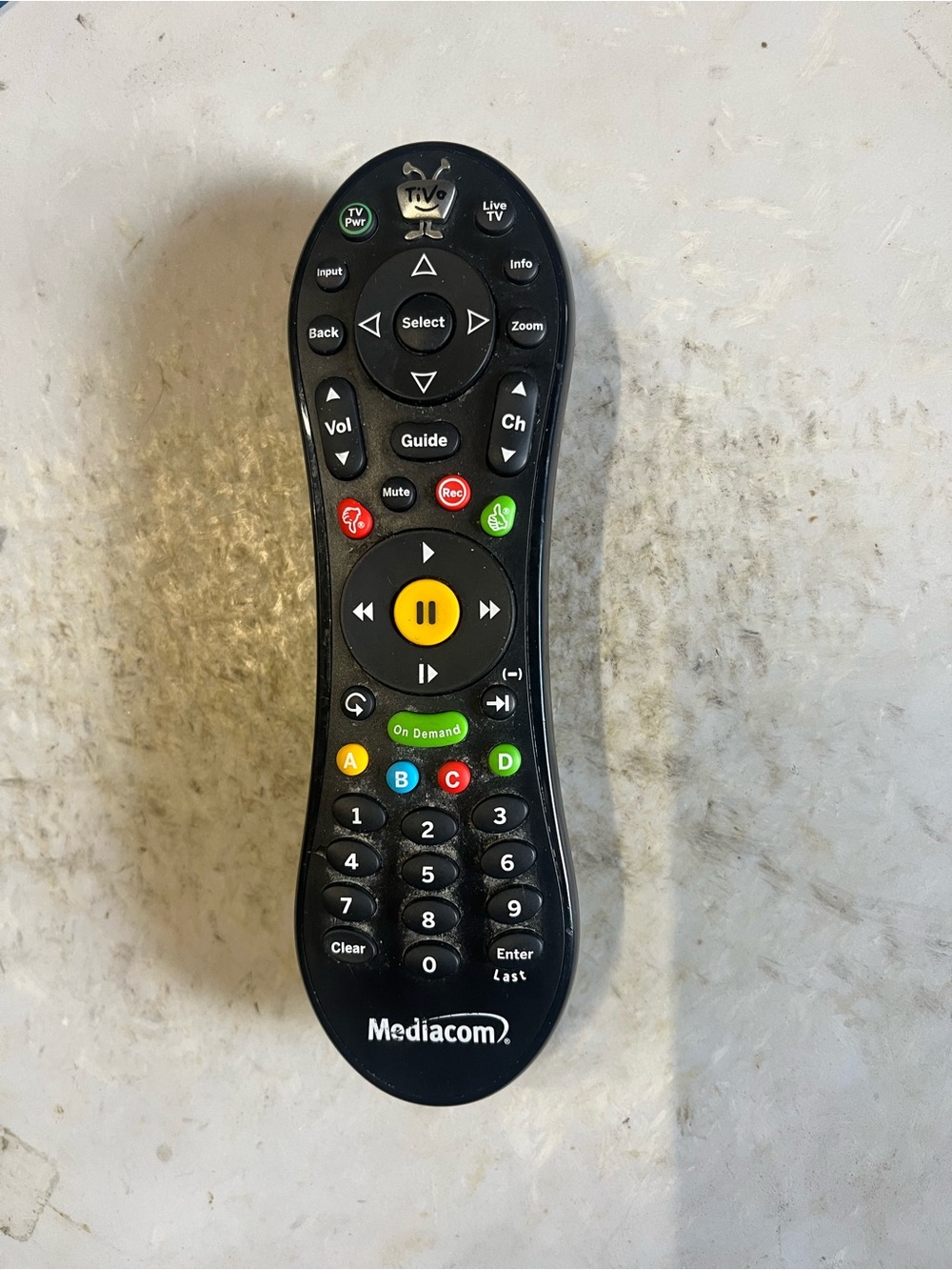 Black Streaming Remote Control - Replacement for Media Streamers